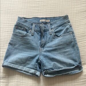 Levi Strauss Light Blue Jean Shorts